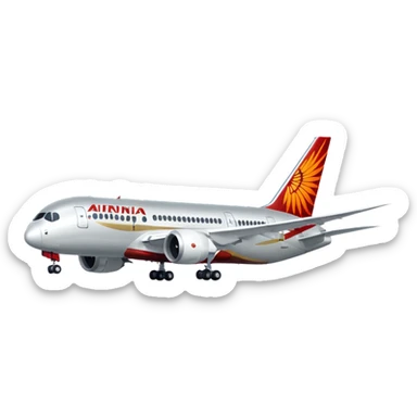 Air india b787 flight sticker