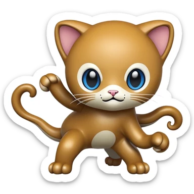 GitHub octocat with dynamic pose sticker