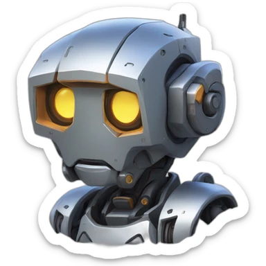 Robot overwatch sticker