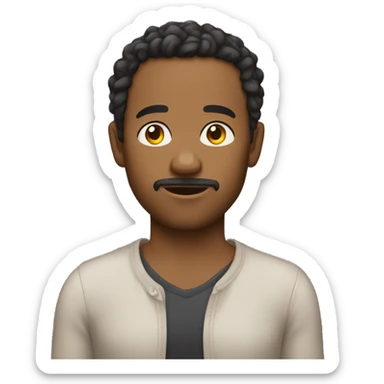 person who forgot to wear clothes but its okay sticker