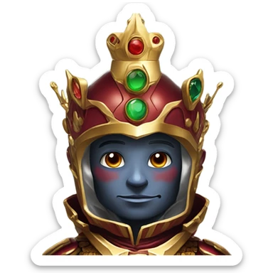 Martian King Overlord Ruler sticker