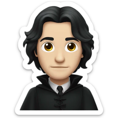 Severus snape disgust with arm crossed sticker