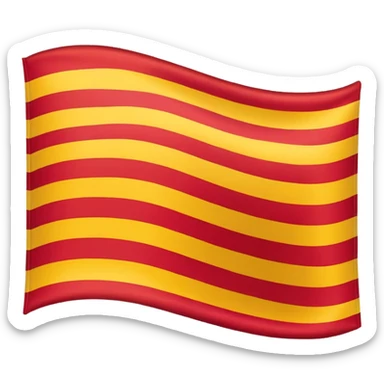 Barcelona flag sticker
