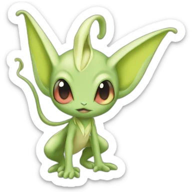 Celebi the pokemon sticker