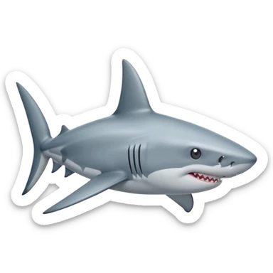 shark emoji sticker