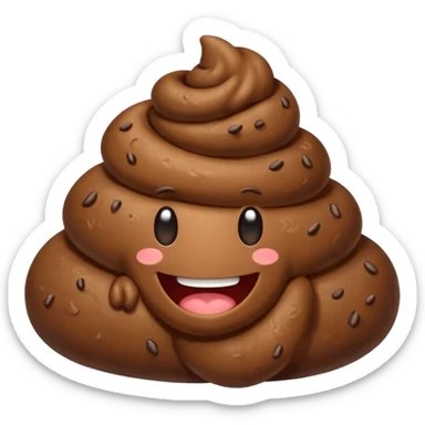 Happy Poop sticker