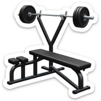 weightlifting bench sticker