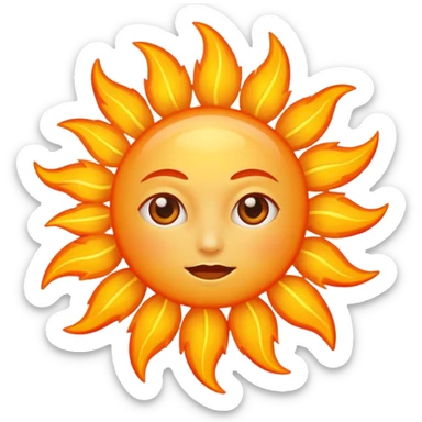 BIRTH OF THE SUN sticker