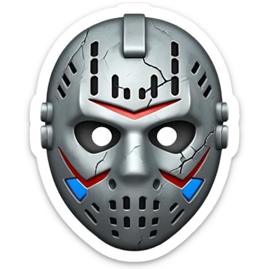 Jason Mask sticker