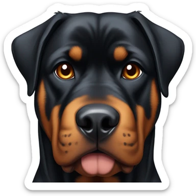 Rottweiler dog  sticker