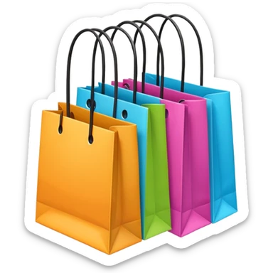 bolsas de compras sticker