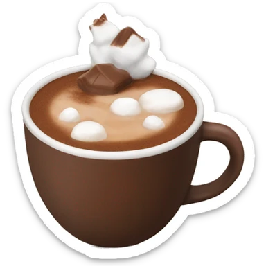 hot chocolate  sticker