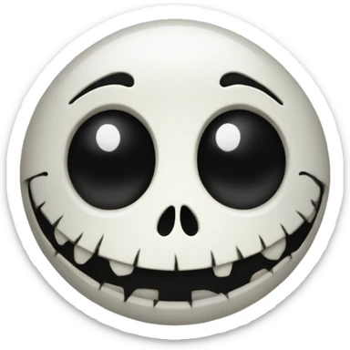 Jack Skeleton from Nightmare Before Christmas  sticker