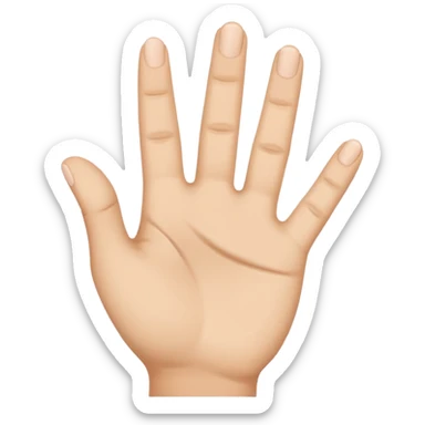 Nah çekmek el işareti  sticker