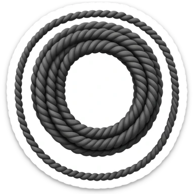 white rope sticker