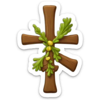 croix allemande sticker