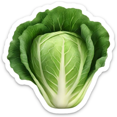 cabbage as an individual sticker