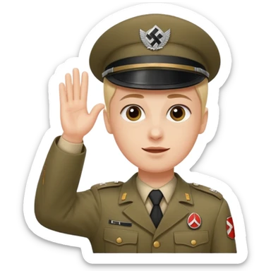 saludo nazi sticker