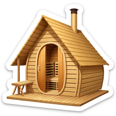 sauna tent sticker