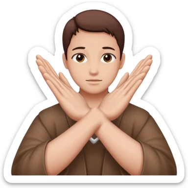 pray hands mangas rosadas  sticker