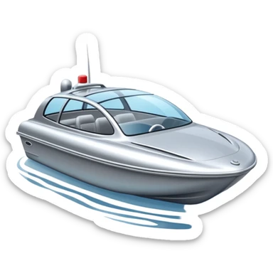 a car like a boat that can go on water sticker