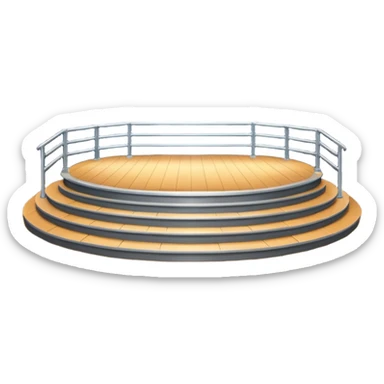 Music arena stage sticker