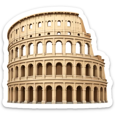 Rome colloseum sticker