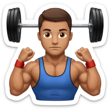 weightlifter sticker