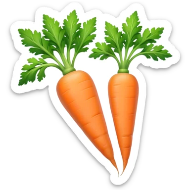 green carrot sticker