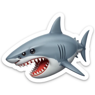 Shark angry 😠 😡 👿 😤 😒 😑 sticker