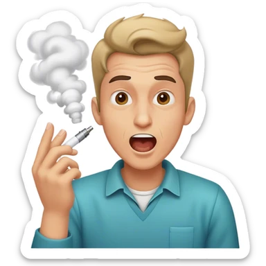 VAPE MAN GET CRAZY  sticker