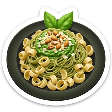 Pesto pasta sticker