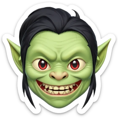 Japanese goblin sticker
