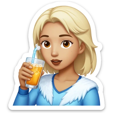 ice spice drinking sticker