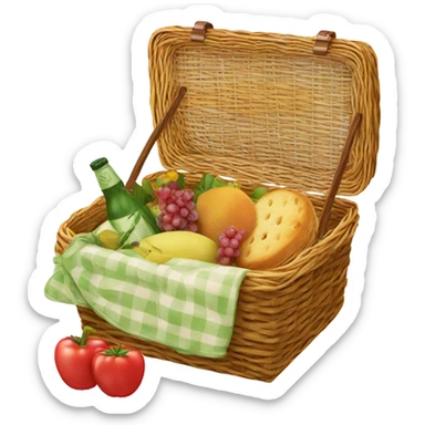 Picnic basket sticker