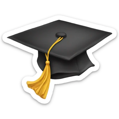 Graduation Cap sticker