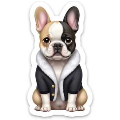 Frenchie bull dog sticker