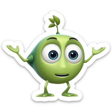 Pixar movie character sticker