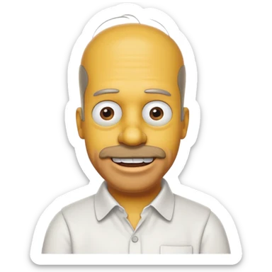 Homer simson sticker