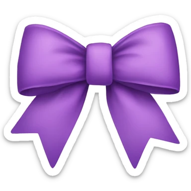 Bow sticker