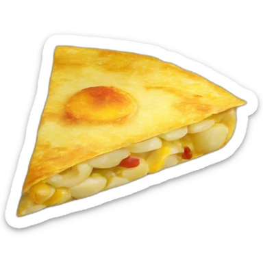 Tortilla de patatas con cebolla española sticker