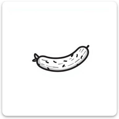 Cucumber sticker