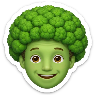 Bro bro brokoli diyen bir brokoli oluştur sticker