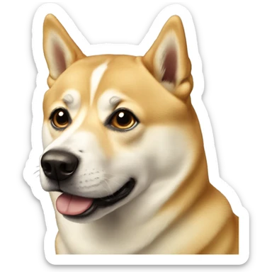 doge pale  face  sticker