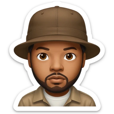 ice cube rapper sticker