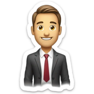 Real estate professional at various astute trustworthy the go to GUY sticker