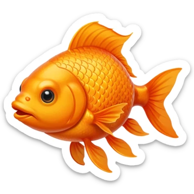 Goldfish Happy sticker
