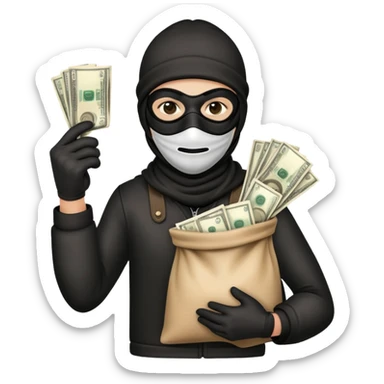 Robber sticker