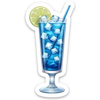 Blue Lagoon Cocktail sticker