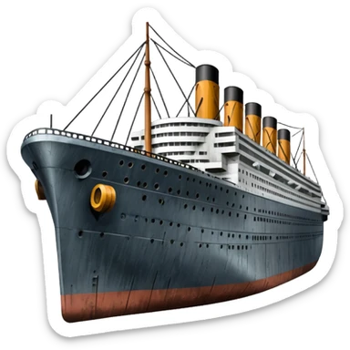 Make the Titanic sticker